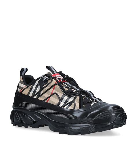 burberry men's arthur check sneakers|burberry check high top sneakers.